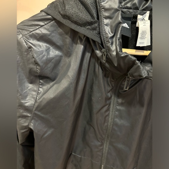 Adidas Classic zip windbreaker M (12-14) youth. - Picture 3 of 5